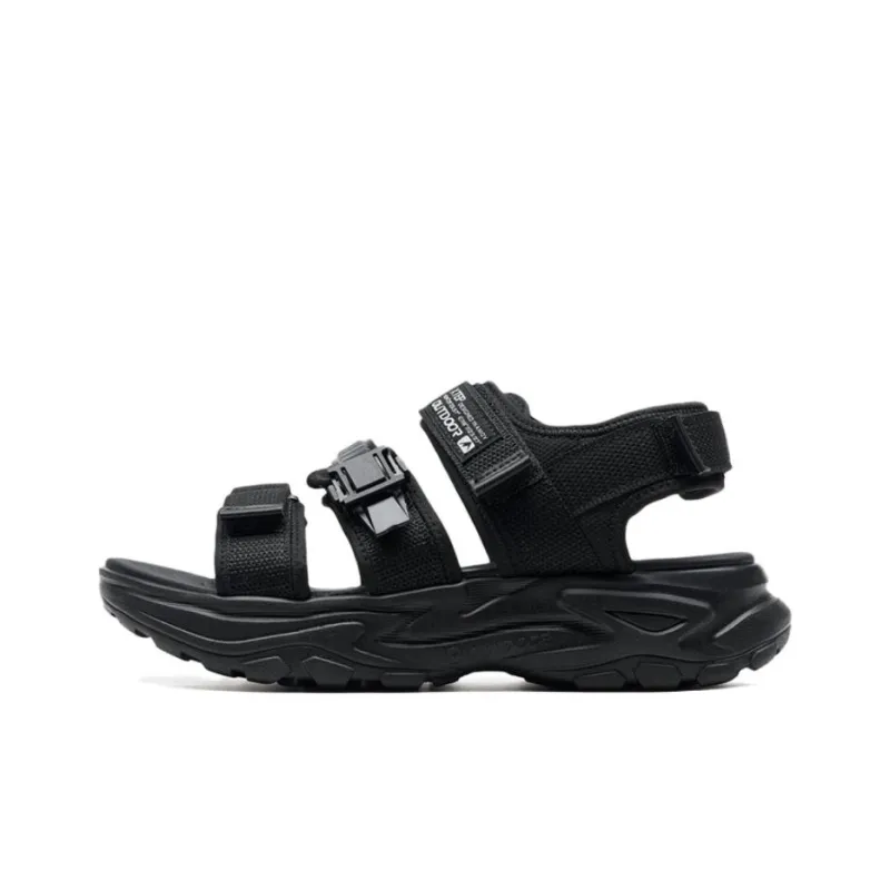 XTEP Skyward Beach Sandals Men Black-0