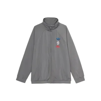 Adidas Originals Gray Silver Track Jackets Men