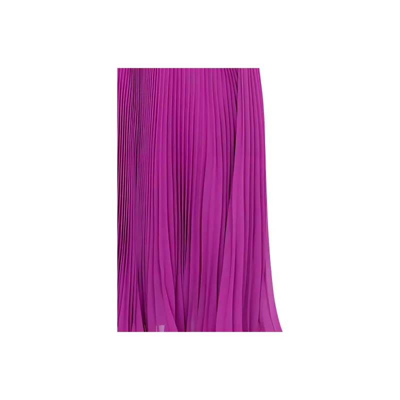 MaxMara Pleated Belted Midi Dress-3