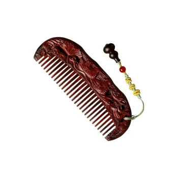 FANGYUANXIAOFU Rosewood Wooden Comb Women's