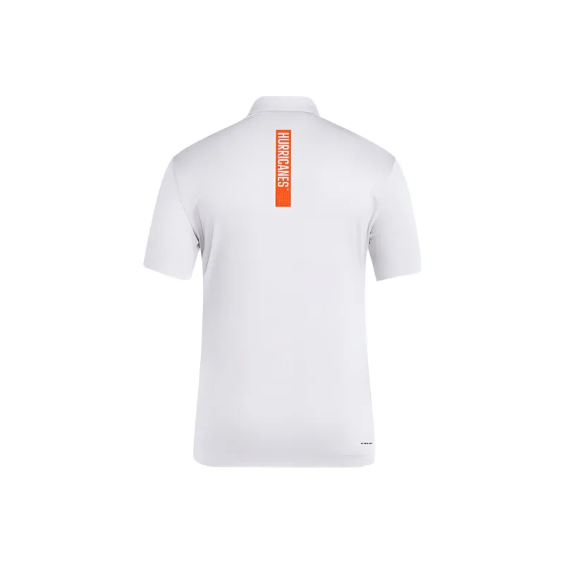 Adidas Free Shipping With AdiClub Miami Hurricanes Coaches Polo-1