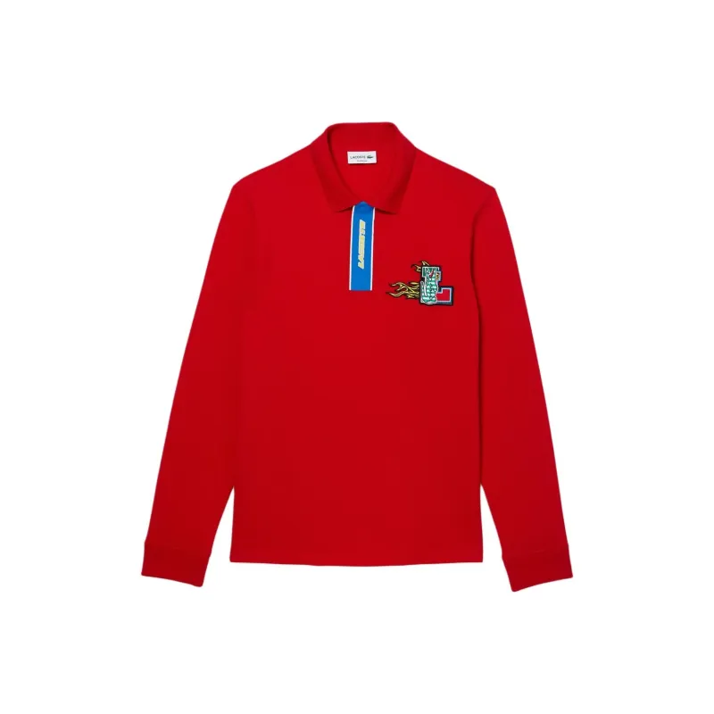 LACOSTE Polo Shirts Men Red-0