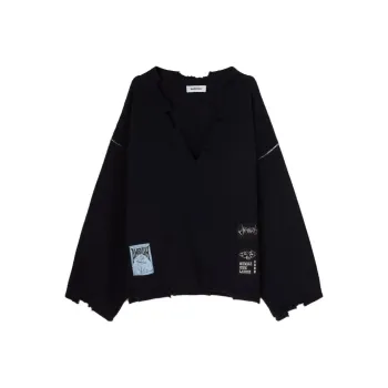 AMBUSH Felted Knit V Neck Sweater