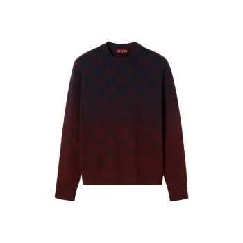 GUCCI Degrade Wool Jacquard Sweater