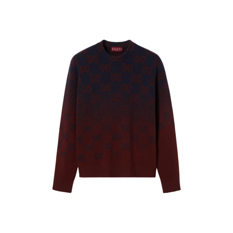GUCCI Degrade Wool Jacquard Sweater-0