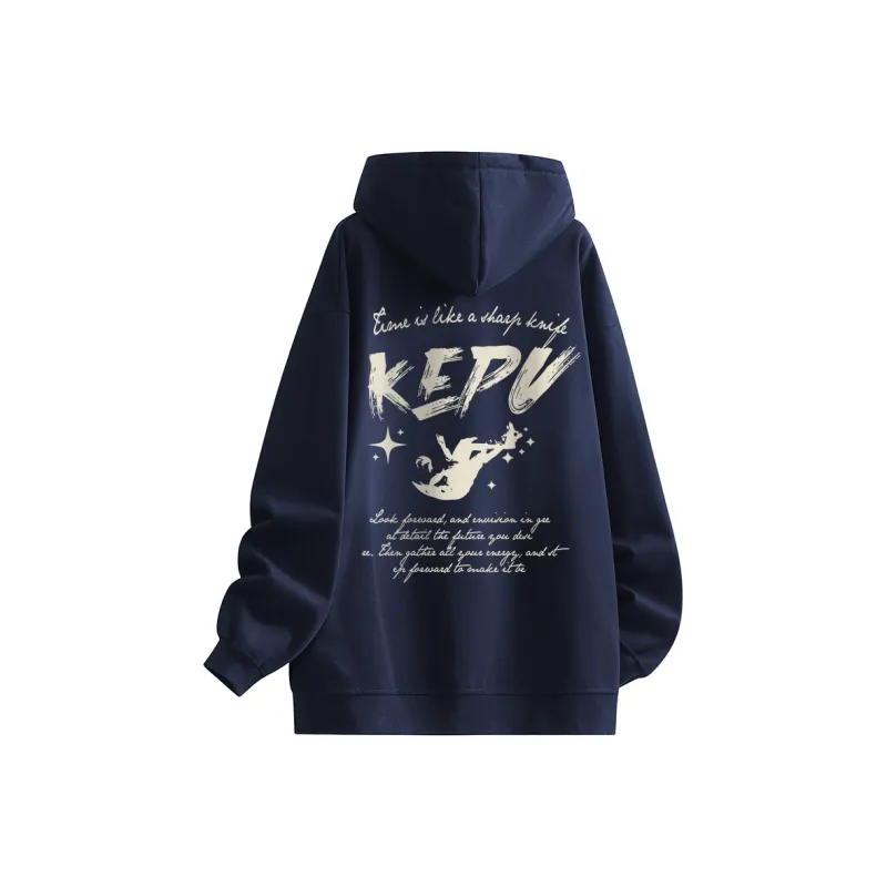 Kepu Fleece Lined Hoodies & Sweatshirts Unisex-14