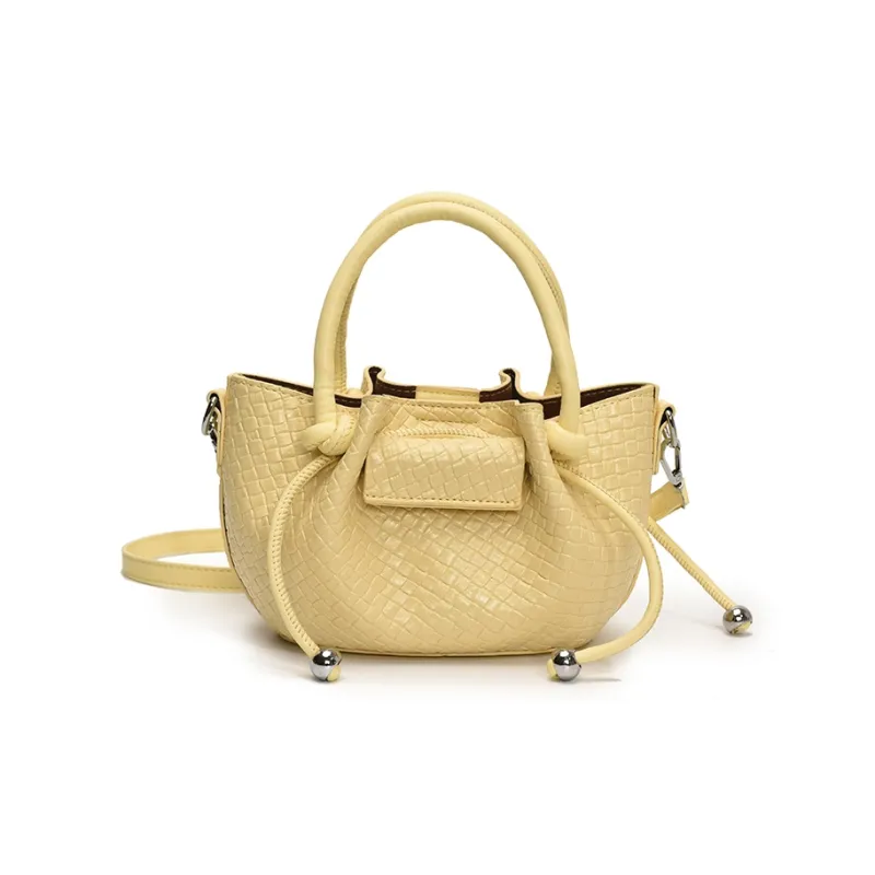 Yalu PU Basket Bag, Shoulder Bag, Handbag Women's Multicolor-13