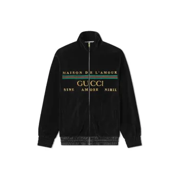 GUCCI Chenille Embroidered Track Jacket