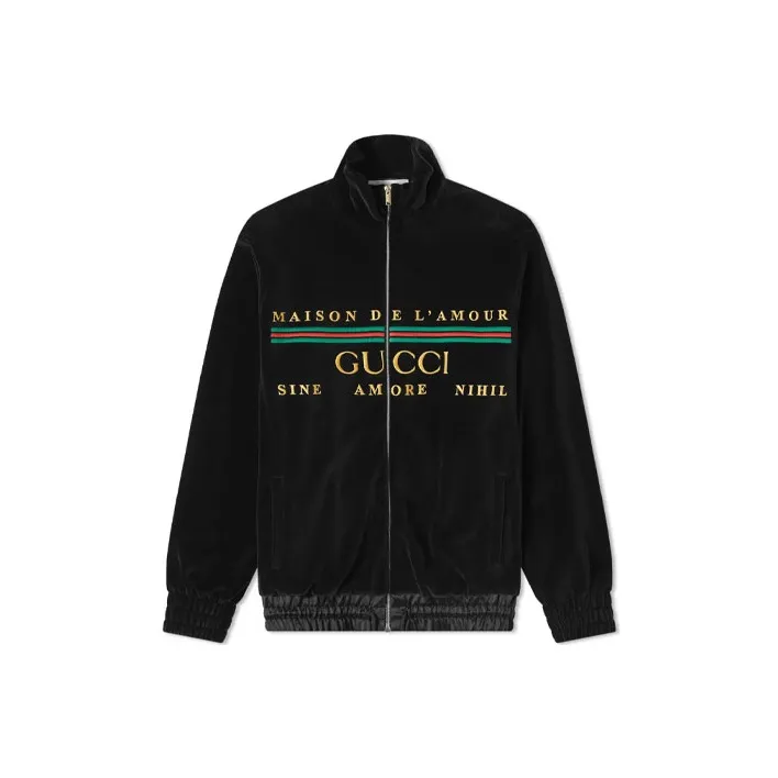 GUCCI Logo Embroidered Jacket-0