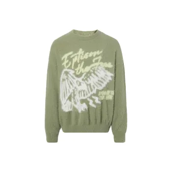 EPTISON Sweaters Unisex Pea Green