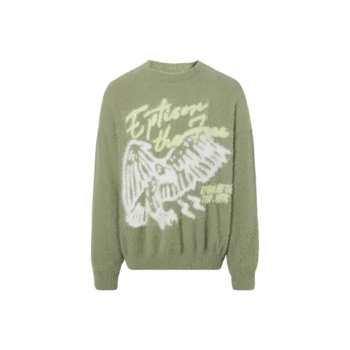 EPTISON sweaters undercover Unisex Pea Green