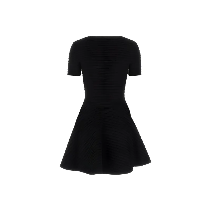 Valentino Short-Sleeved Dresses Women's Black-1