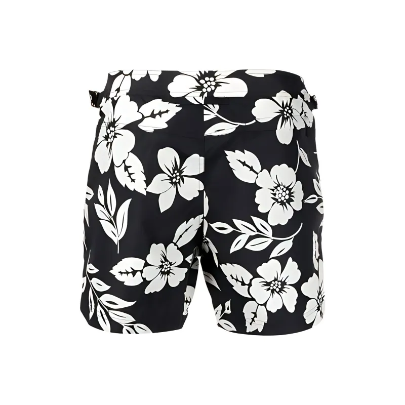 TOM FORD Floral-print Swim Shorts-1