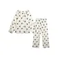 Yuri Flower 100% cotton Women's Long-Sleeved Set