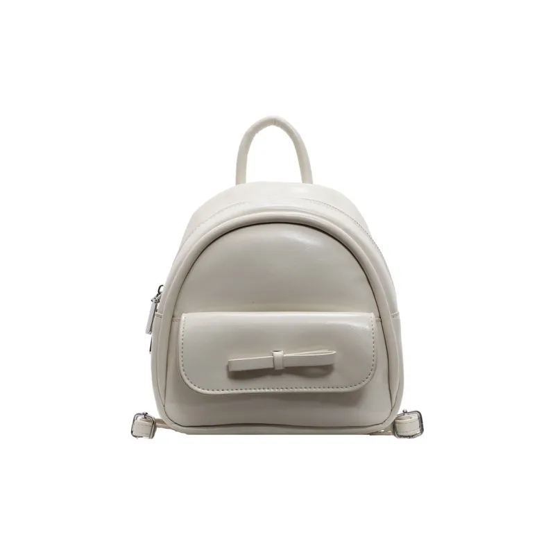 PULUWIRR PU Backpack Women's White/Silver/Black/Green/Pink-0