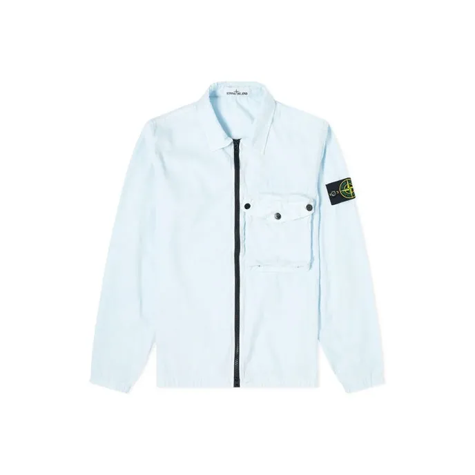 STONE ISLAND Jackets Men Sky Blue-0