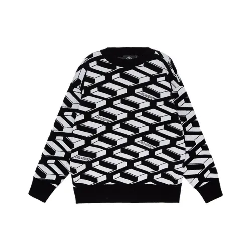 Palladium Knitwear Unisex Black With White Mixed