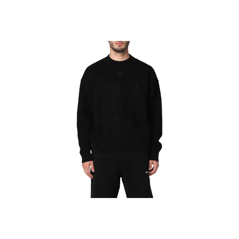 OFF WHITE Body Stitch Jersey Sweatshirt-0