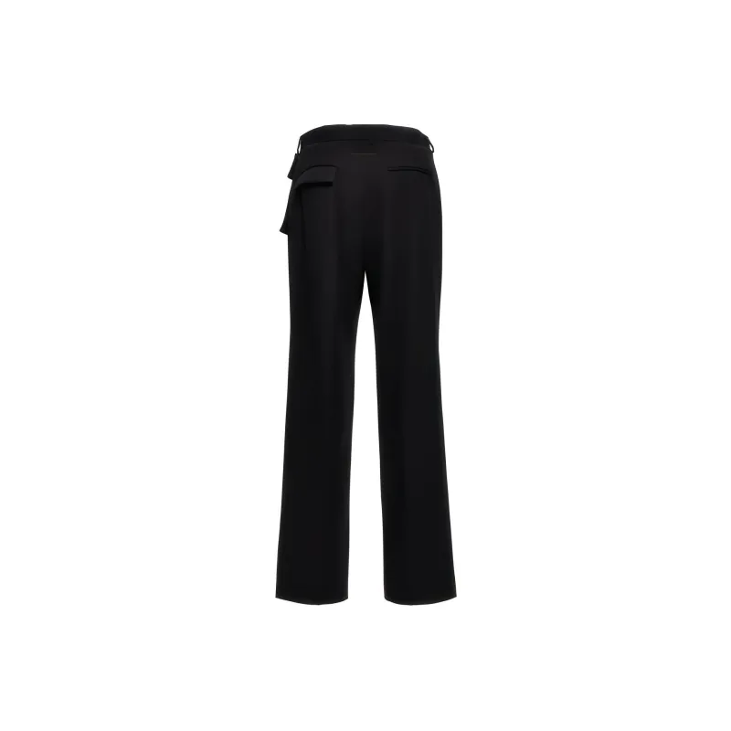 MM6 Maison Margiela Casual Pants Women's Black-1