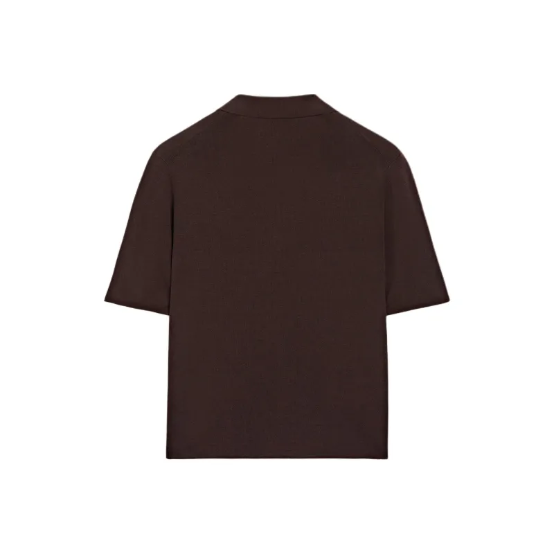Massimo Dutti Polo Shirt Women's Brown-1