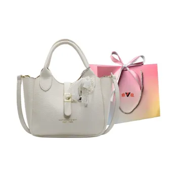Yalu PU Shoulder Bag, Crossbody Bag, Handbag Women's Black/Ecru/Pink/Blue
