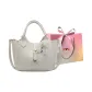 Ecru with Charm-Shopping Bag