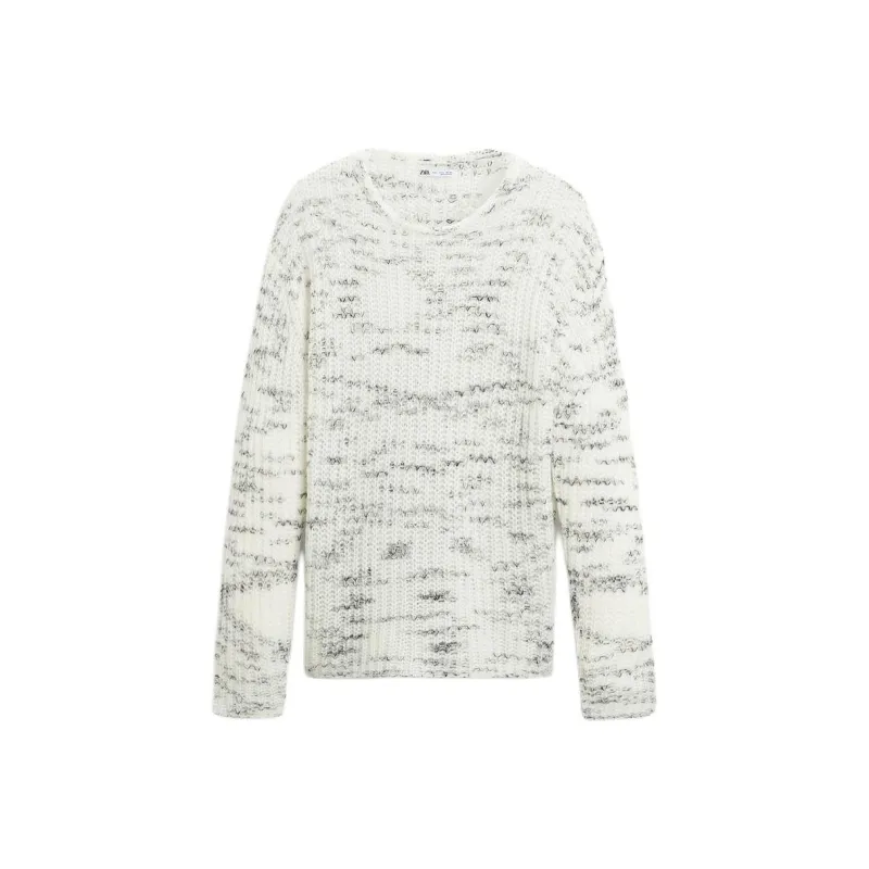 ZARA Sweater Men's ** Black/White-0