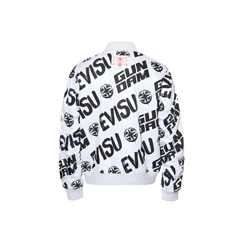 EVISU Jacket Men's Blue White Two Tone-3