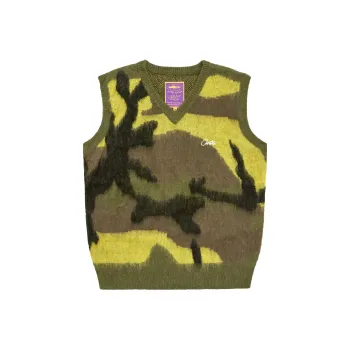Corteiz Mohair Knit Vest