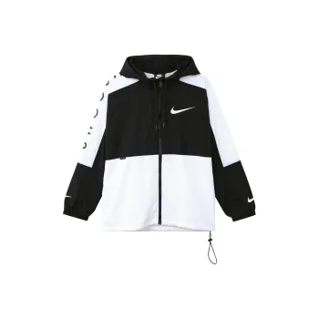 Nike Men's Zip Up Sports Hooded Jacket 'Black/White'