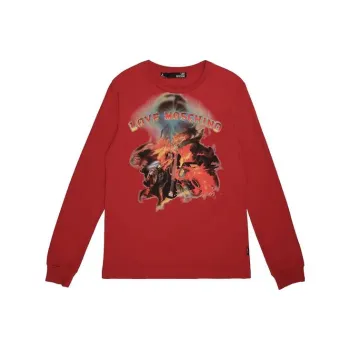 MOSCHINO Sweaters Men Red