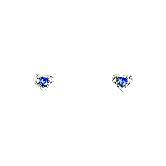 Universe Search S925 Silver Stud Earrings Women's-0