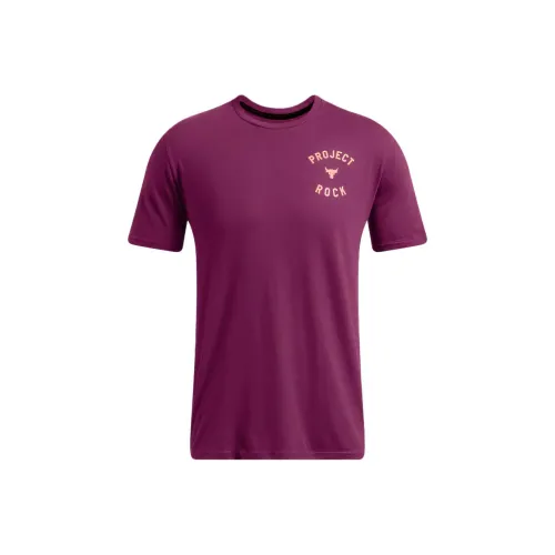 Under Armour ProjectRock T Shirt Men's Purple