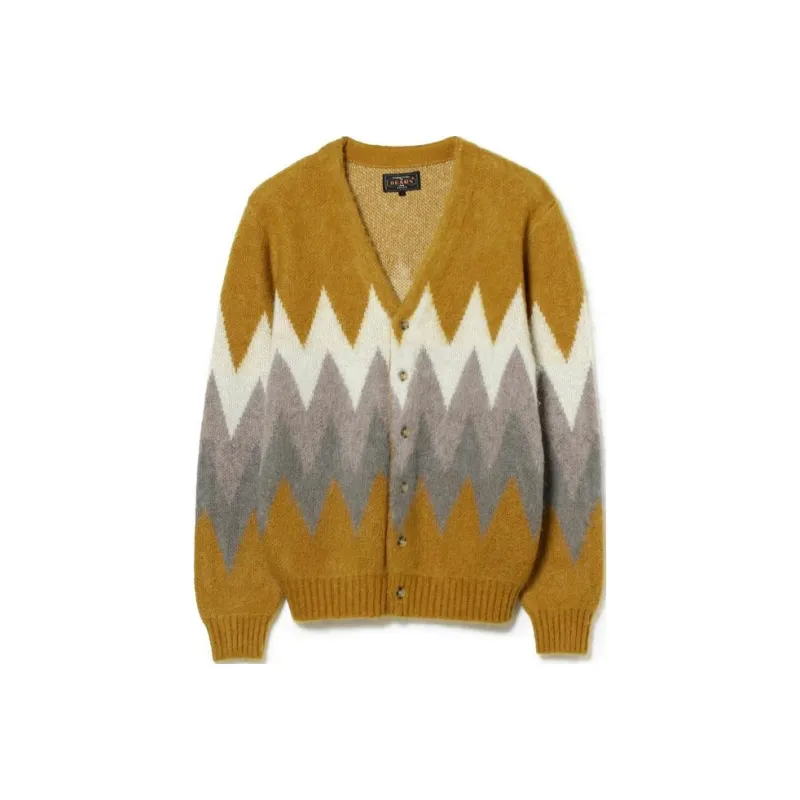 Beams Sweaters Men Yellow-0