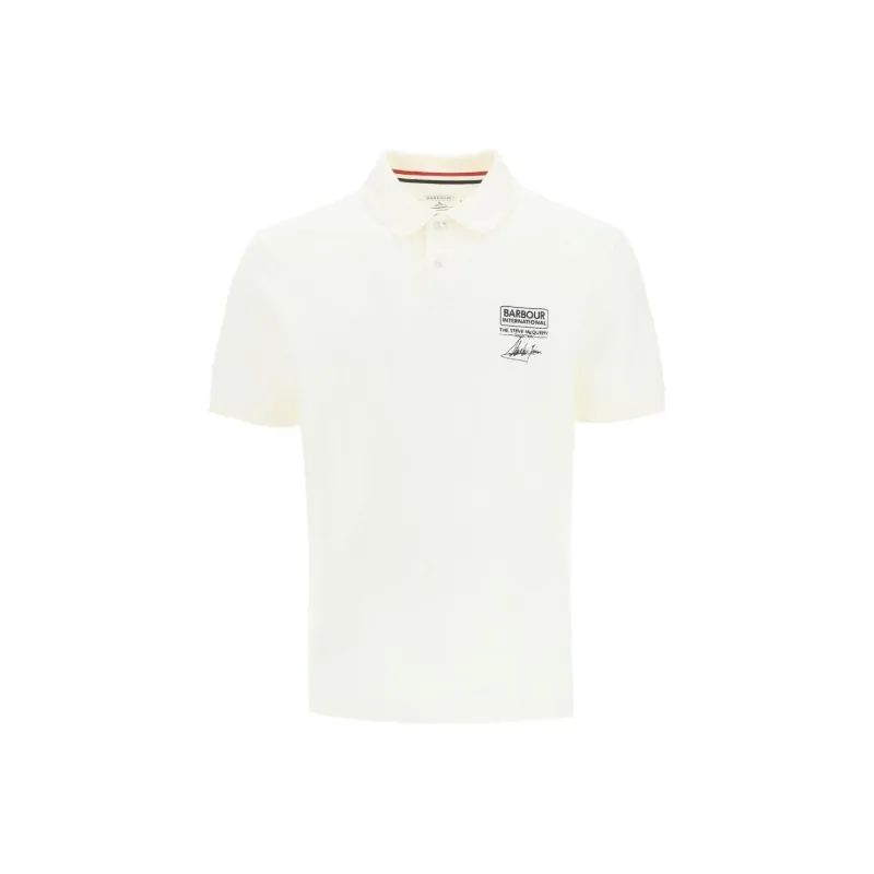 BARBOUR Polo Shirts Men White-0