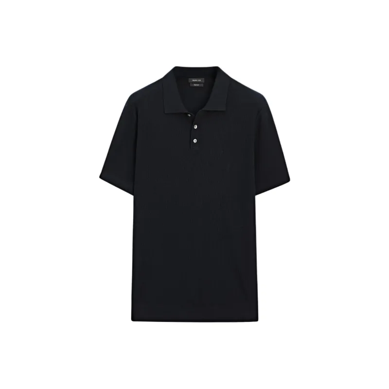 Massimo Dutti Polo Shirt Men's Marine Blue-0