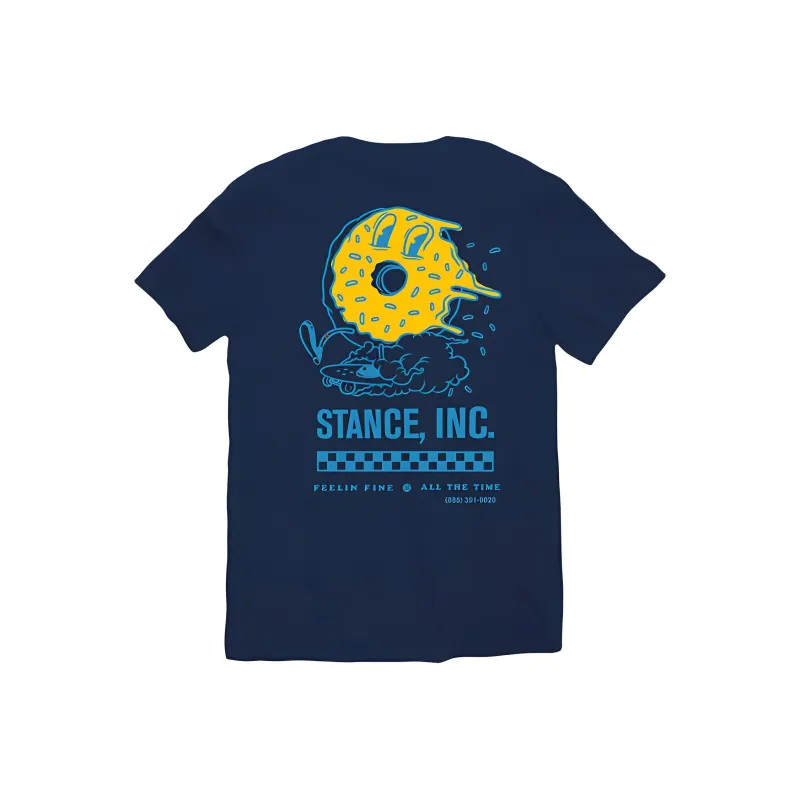 Stance T Shirts Men Navy Blue-1