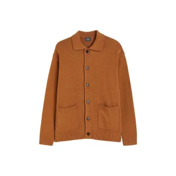H&M Knitwear Men Dark Beige