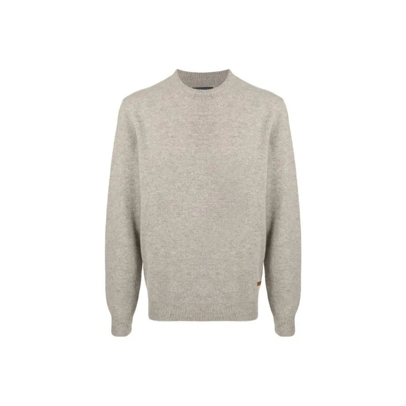 BARBOUR Essential Patch Crewneck Jumper-0