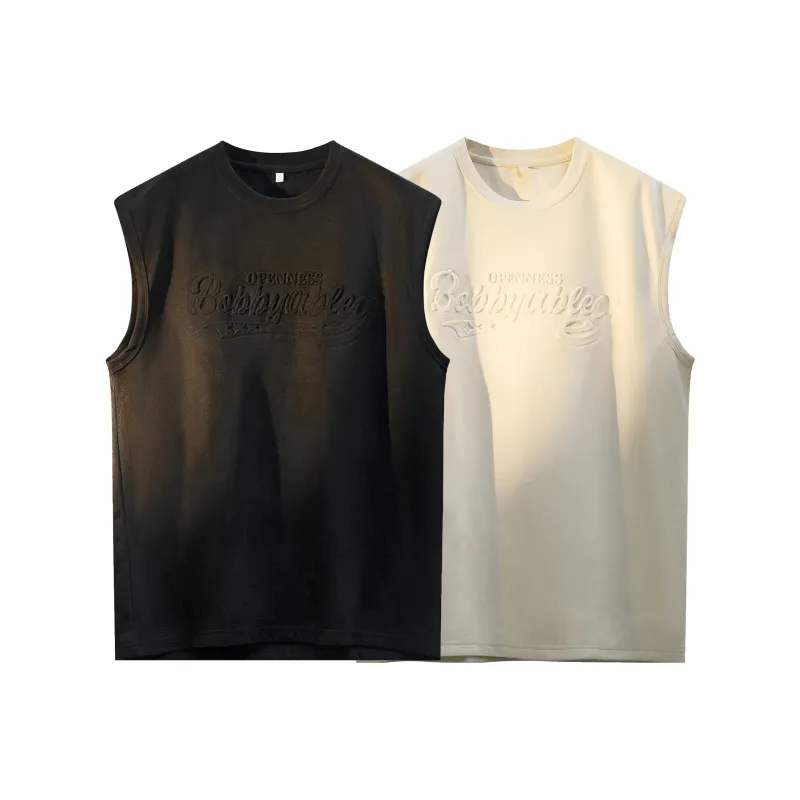 BOBBY ABLEY Loose Fit Casual Crew Neck Moisture Wicking Heavyweight Sleeveless Tank Top Unisex-10