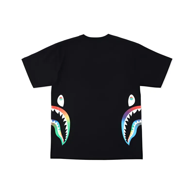 Bape Rainbow Side Shark Tee SS21-1