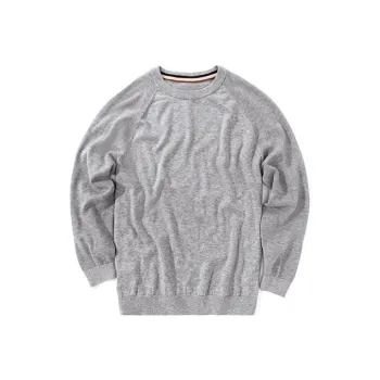 Mr.Bu Knitwear Men's Light Heather Gray