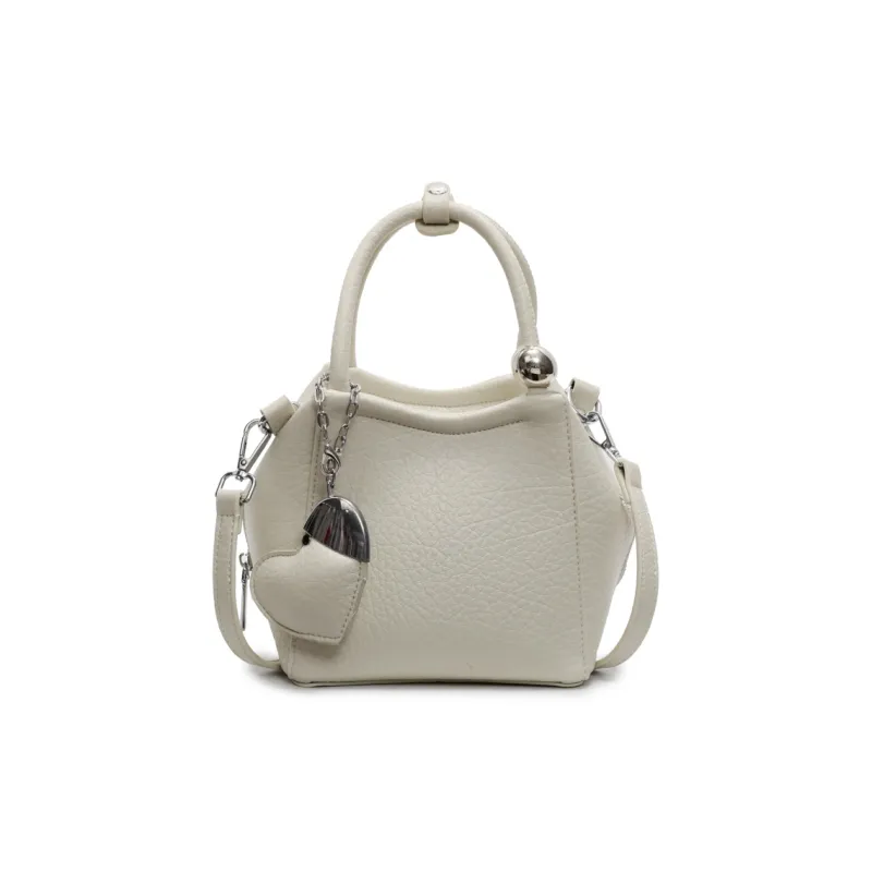 PINK·LAND PU Shoulder Bag, Crossbody Bag, Handbag Women's Black/Ecru/Silver/Pink/Purple/Yellow-7