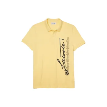 LACOSTE Polo Shirt Men's Yellow