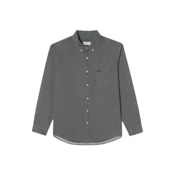 LACOSTE Shirts Men Dark Gray