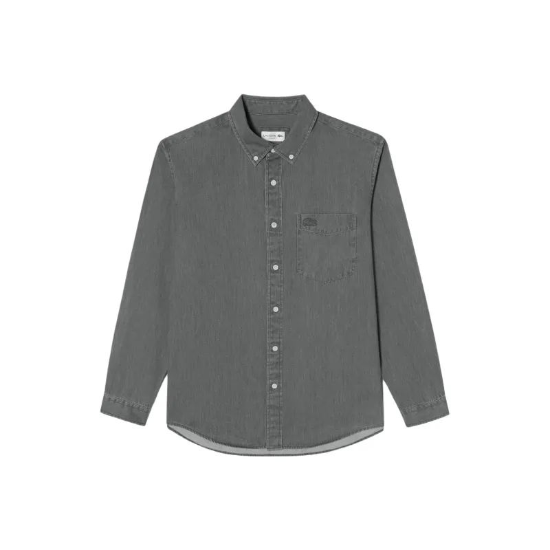 LACOSTE Shirts Men Dark Gray-0