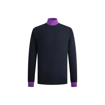 EMPORIO ARMANI Sweaters Men Navy Blue