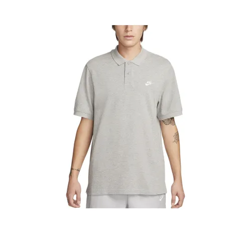 Nike Club Polo Shirt Men's Dark Gray/White