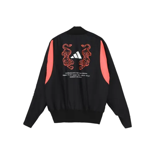 Adidas M Vrct Retro Sports Stand Collar Multicolor Jacket Men's Black
