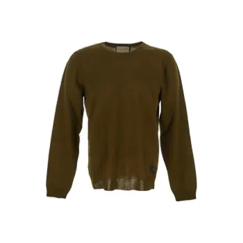 GUCCI Logo Embroidered Crewneck Sweater